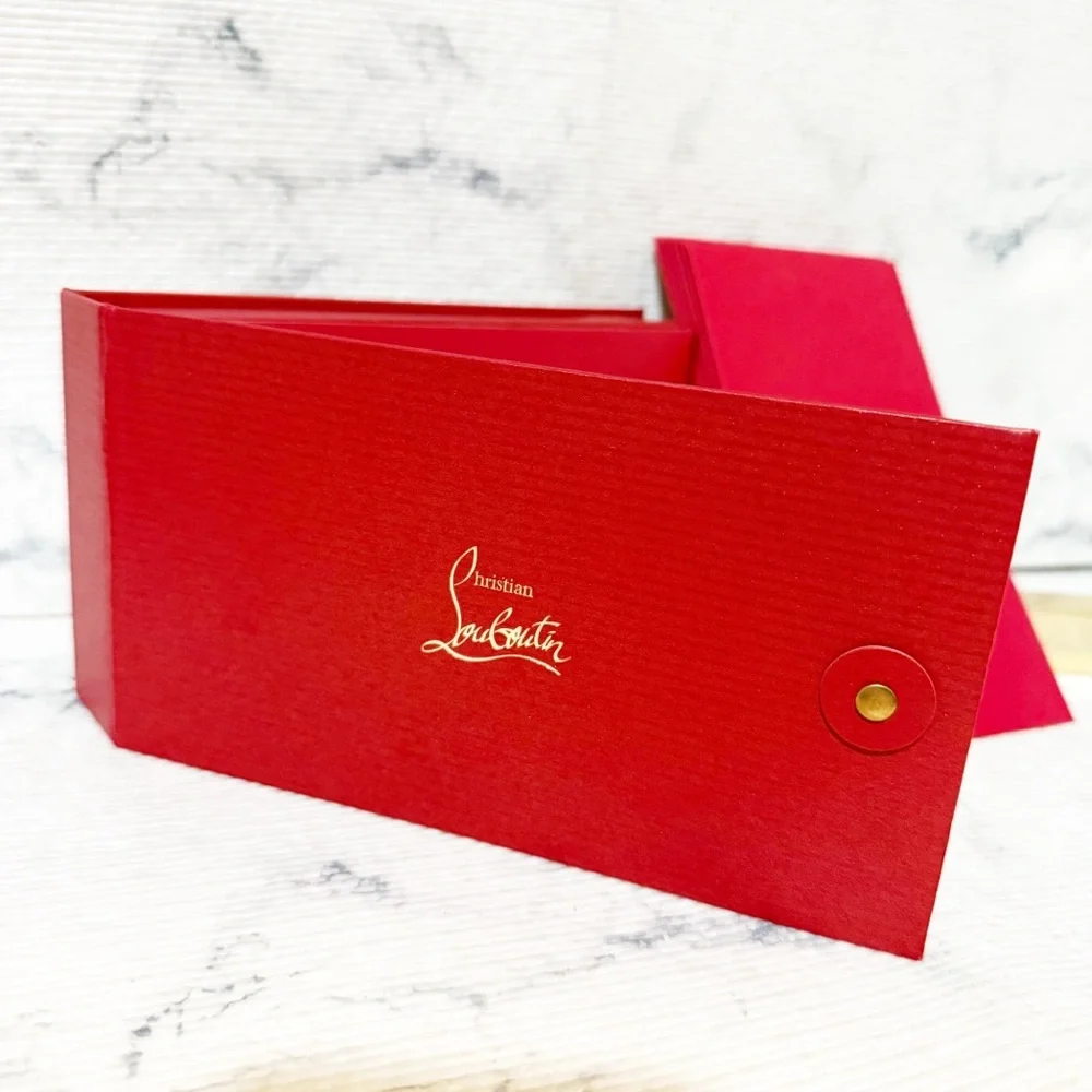 Christian Louboutin Moving Snake Barrier Grid Animation Box with Red Envelopes
